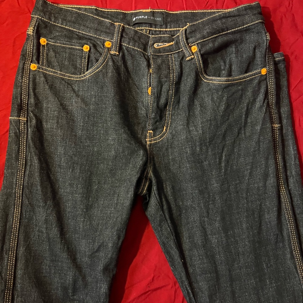 Purple Brand Mens Black Jeans